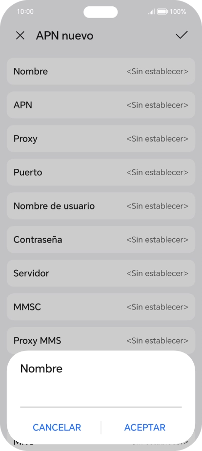 Introduce Vodafone Internet y pulsa ACEPTAR. Introduce Vodafone Internet y pulsa ACEPTAR.