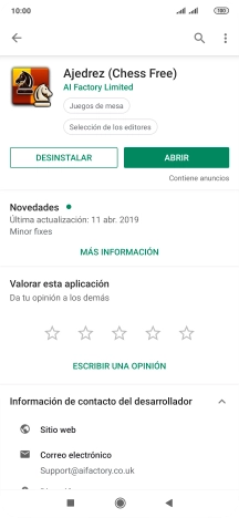 Pulsa DESINSTALAR. Pulsa DESINSTALAR.