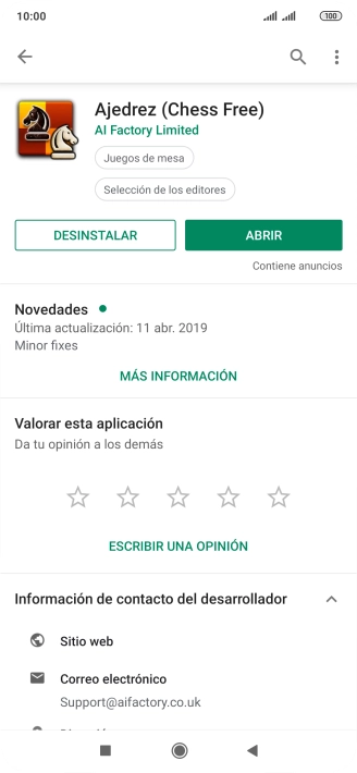 Pulsa DESINSTALAR. Pulsa DESINSTALAR.