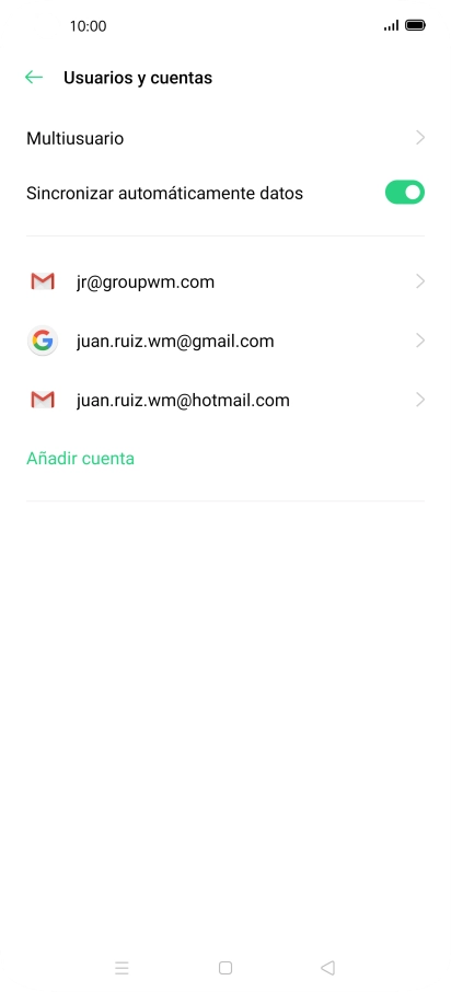 Pulsa el indicador junto a Pulsa el indicador junto a