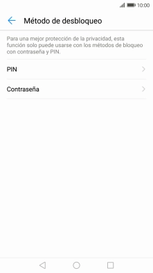 Pulsa el código de seguridad deseado y sigue las indicaciones de la pantalla para crear un código de seguridad del teléfono adicional. Pulsa el código de seguridad deseado y sigue las indicaciones de la pantalla para crear un código de seguridad del teléfono adicional.
