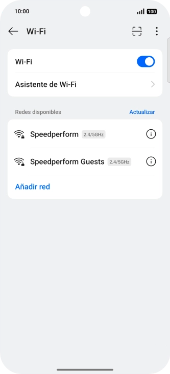 Pulsa la red wifi deseada. Pulsa la red wifi deseada.