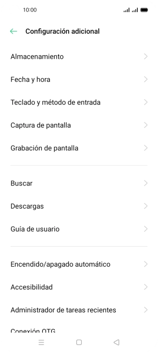 Pulsa Fecha y hora. Pulsa Fecha y hora.