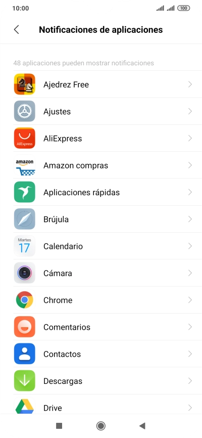 Pulsa la app deseada. Pulsa la app deseada.