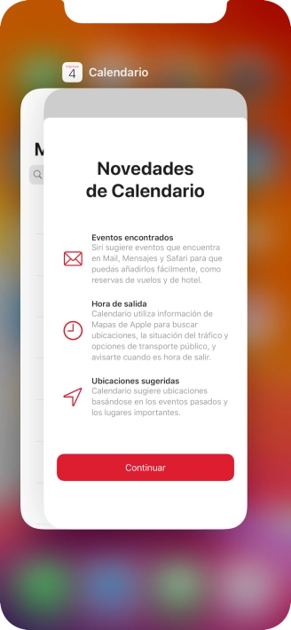 Arrastra hacia arriba la aplicación deseada para cerrarla. Arrastra hacia arriba la aplicación deseada para cerrarla.