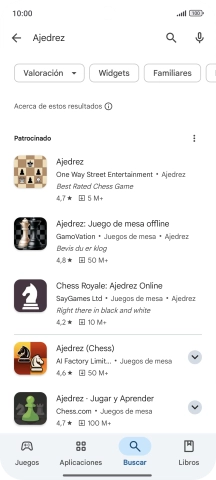 Pulsa la app deseada. Pulsa la app deseada.