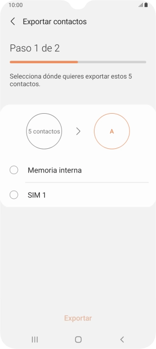 Pulsa el nombre de la tarjeta SIM. Pulsa el nombre de la tarjeta SIM.