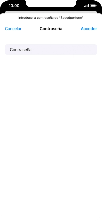 Introduce la contraseña de la red wifi y pulsa Acceder. Introduce la contraseña de la red wifi y pulsa Acceder.