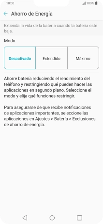 Pulsa el ajuste deseado. Pulsa el ajuste deseado.
