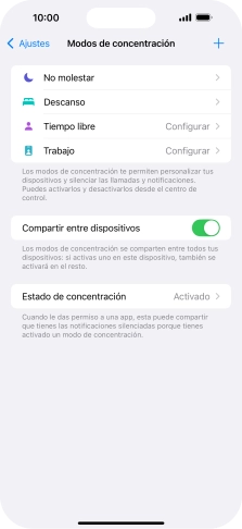 Pulsa No molestar. Pulsa No molestar.