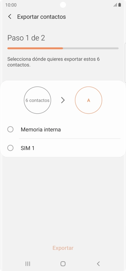 Pulsa el nombre de la tarjeta SIM. Pulsa el nombre de la tarjeta SIM.