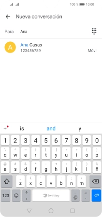 Pulsa el contacto deseado. Pulsa el contacto deseado.