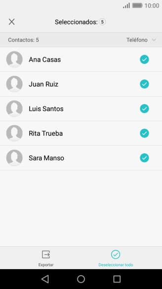 Pulsa Exportar. Pulsa Exportar.