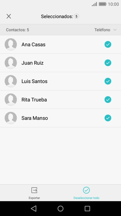 Pulsa Exportar. Pulsa Exportar.