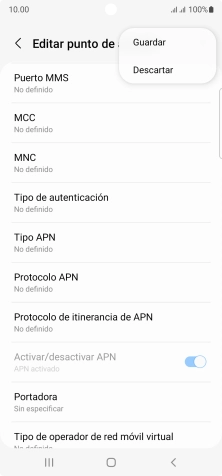 Pulsa Guardar. Pulsa Guardar.