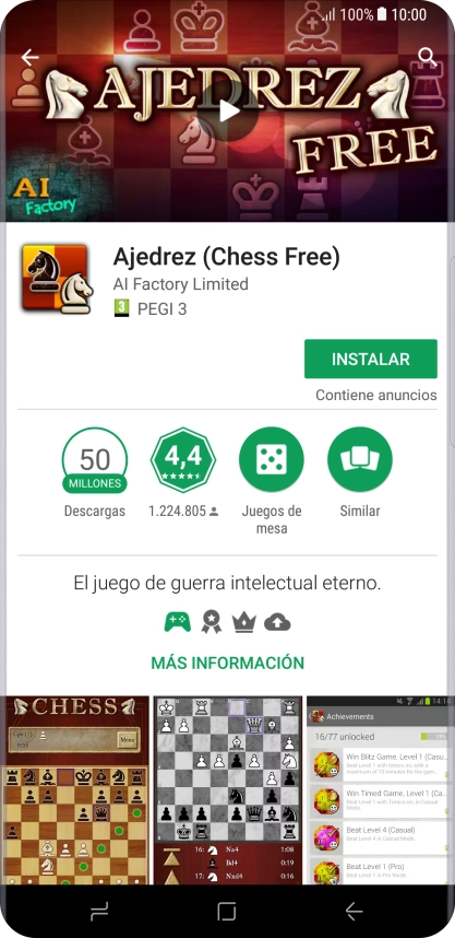 Pulsa INSTALAR y sigue las indicaciones de la pantalla para instalar la app. Pulsa INSTALAR y sigue las indicaciones de la pantalla para instalar la app.