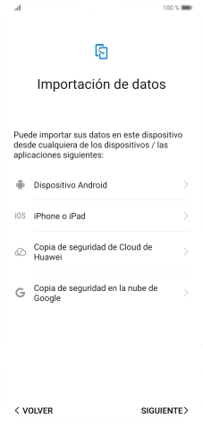 Puedes transferir el contenido de otro teléfono cuando activas tu teléfono por primera vez y cuando lo has restablecido. Cuando aparezca en la pantalla del teléfono esta imagen, ya está listo para la transmisión del contenido del otro teléfono. Puedes transferir el contenido de otro teléfono cuando activas tu teléfono por primera vez y cuando lo has restablecido. Cuando aparezca en la pantalla del teléfono esta imagen, ya está listo para la transmisión del contenido del otro teléfono.
