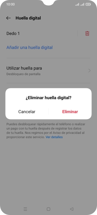 Pulsa Eliminar. Pulsa Eliminar.