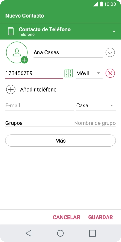 Pulsa GUARDAR. Pulsa GUARDAR.
