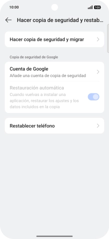 Pulsa Restablecer teléfono. Pulsa Restablecer teléfono.