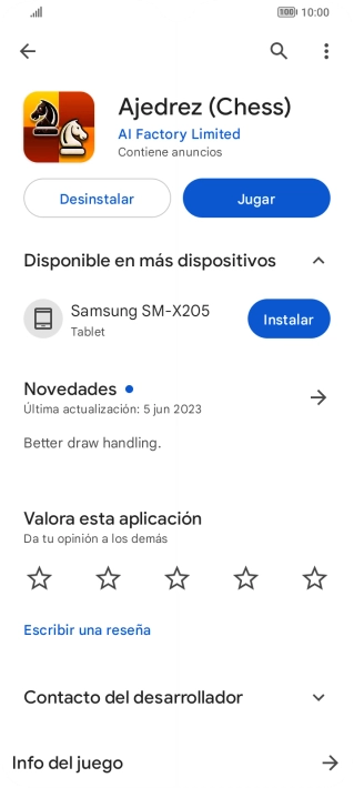 Pulsa Desinstalar. Pulsa Desinstalar.