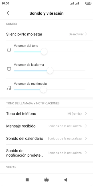 Pulsa Tono del teléfono. Pulsa Tono del teléfono.