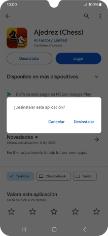Pulsa Desinstalar. Pulsa Desinstalar.