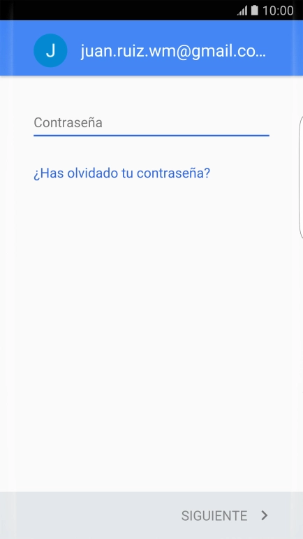 Pulsa en el campo de escritura e introduce la contraseña de tu cuenta de Google. Pulsa en el campo de escritura e introduce la contraseña de tu cuenta de Google.