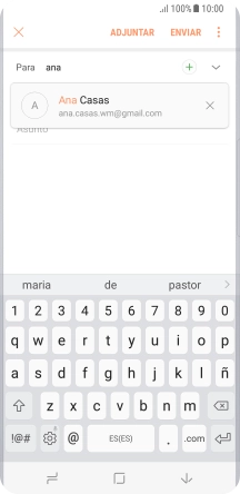 Pulsa el contacto deseado. Pulsa el contacto deseado.