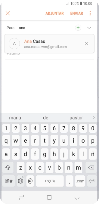 Pulsa el contacto deseado. Pulsa el contacto deseado.