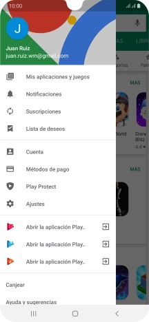 Pulsa Ajustes. Pulsa Ajustes.