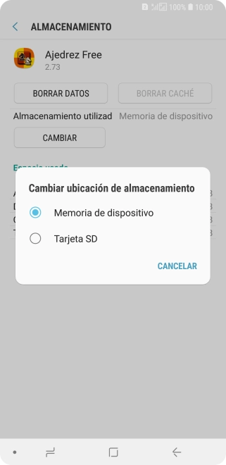 Pulsa el nombre de la tarjeta de memoria. Pulsa el nombre de la tarjeta de memoria.