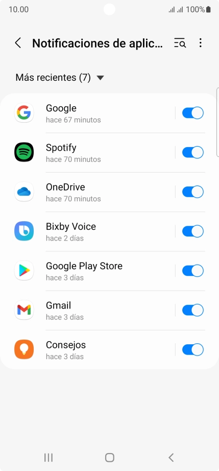 Pulsa la lista desplegable. Pulsa la lista desplegable.