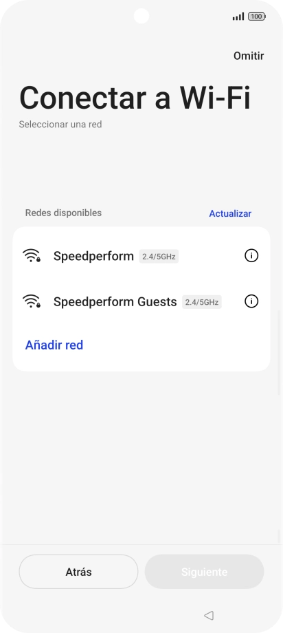 Pulsa la red wifi deseada. Pulsa la red wifi deseada.
