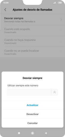 Pulsa Desactivar. Pulsa Desactivar.
