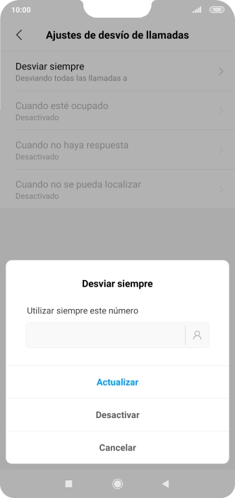 Pulsa Desactivar. Pulsa Desactivar.