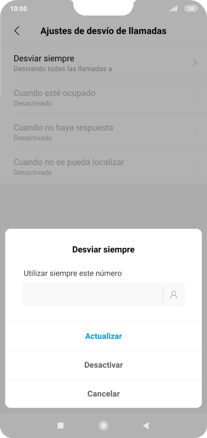 Pulsa Desactivar. Pulsa Desactivar.