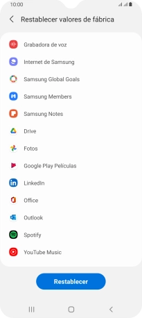 Pulsa Restablecer. Pulsa Restablecer.