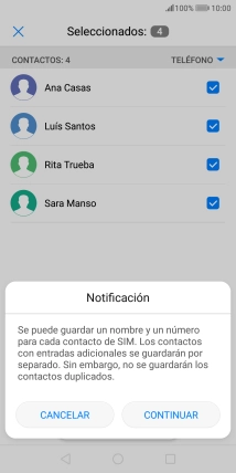 Pulsa CONTINUAR. Pulsa CONTINUAR.