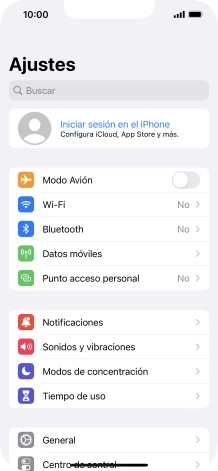 Pulsa Iniciar sesión en el iPhone. Pulsa Iniciar sesión en el iPhone.