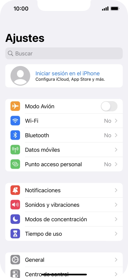 Pulsa Iniciar sesión en el iPhone. Pulsa Iniciar sesión en el iPhone.
