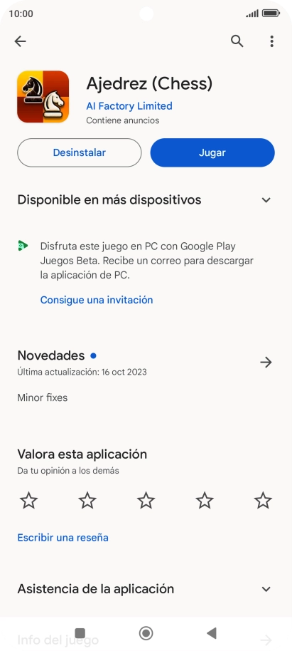 Pulsa Desinstalar. Pulsa Desinstalar.