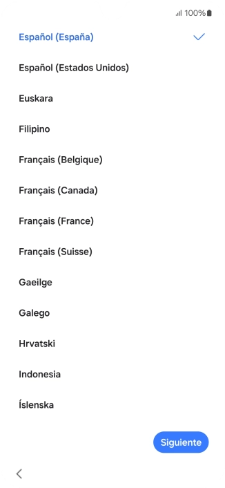 Pulsa el idioma deseado. Pulsa el idioma deseado.