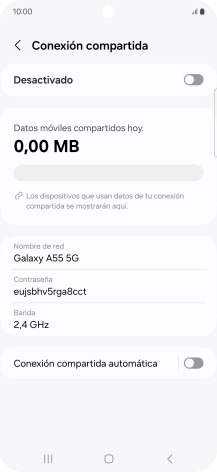 Pulsa Nombre de red. Pulsa Nombre de red.