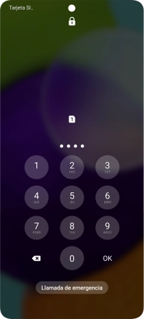 Si lo solicita el teléfono, introduce el código PIN y pulsa OK. Si lo solicita el teléfono, introduce el código PIN y pulsa OK.