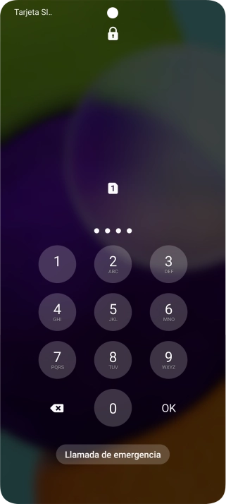 Si lo solicita el teléfono, introduce el código PIN y pulsa OK. Si lo solicita el teléfono, introduce el código PIN y pulsa OK.
