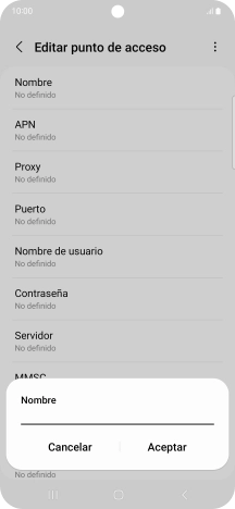 Introduce Vodafone Internet y pulsa Aceptar. Introduce Vodafone Internet y pulsa Aceptar.