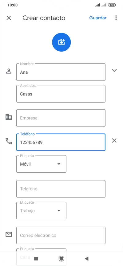 Pulsa Guardar. Pulsa Guardar.