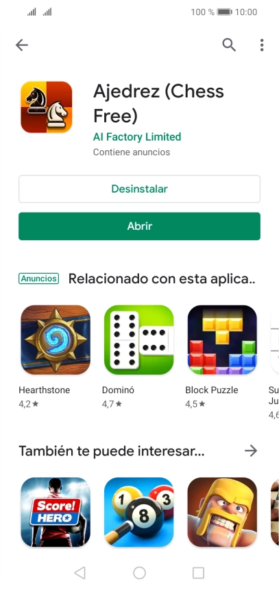 Pulsa la tecla de inicio para terminar y regresar a la pantalla de inicio. Pulsa la tecla de inicio para terminar y regresar a la pantalla de inicio.