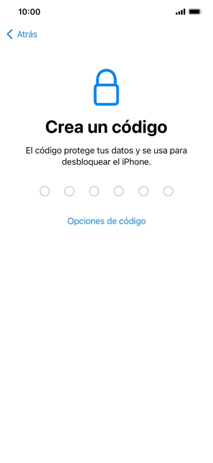 Pulsa Opciones de código. Pulsa Opciones de código.